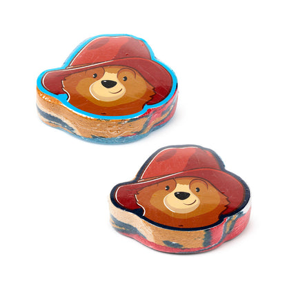 Compressed travel towel featuring Paddington Bear design