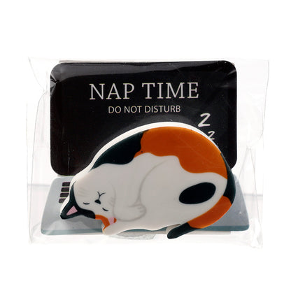 Charming Cat Nap Time Eraser for stationery lovers