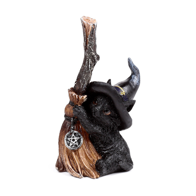 Whimsical Witches Cat for Halloween decor