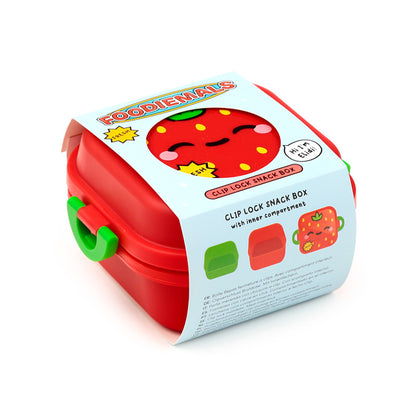 Vibrant Elidi the Strawberry Bento Box for snacks