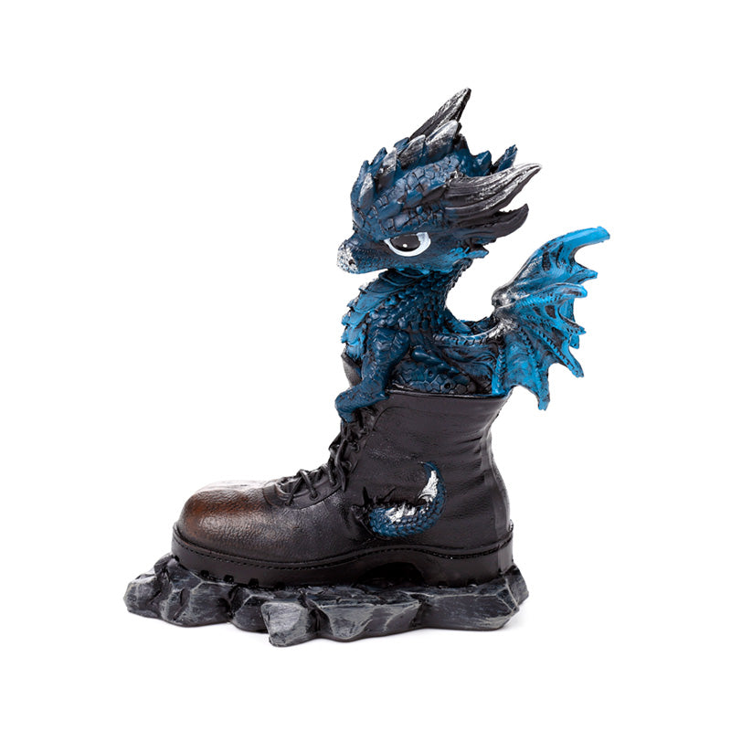 Baby Dragon in Old Boot as a collectible gift
