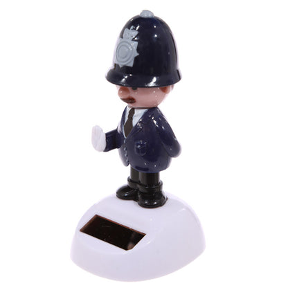 Solar Pal Policeman in garden setting