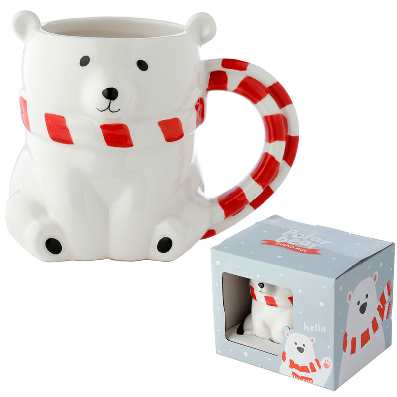 Collectible polar bear novelty mug
