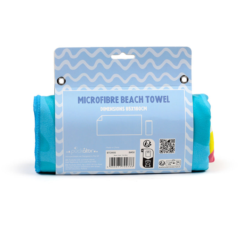 Fun unicorn beach towel for kids and adults