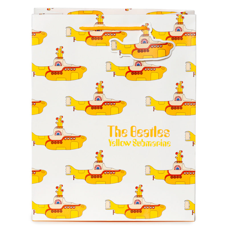 Sturdy cord handles on The Beatles gift bag