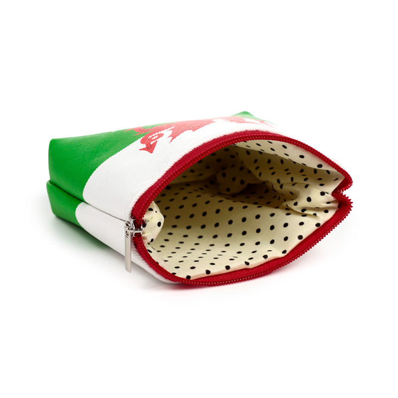 Vibrant Welsh Dragon purse perfect for gifts