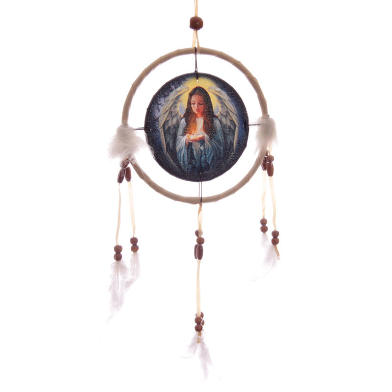 Close-up of Lisa Parker small dreamcatcher decoration