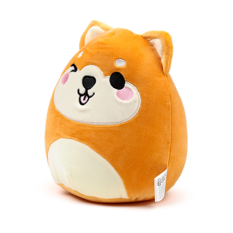 Shuggs the Shiba Inu plush toy close-up