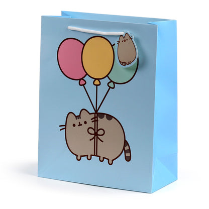 Durable Large Pusheen Gift Bag with cord handles