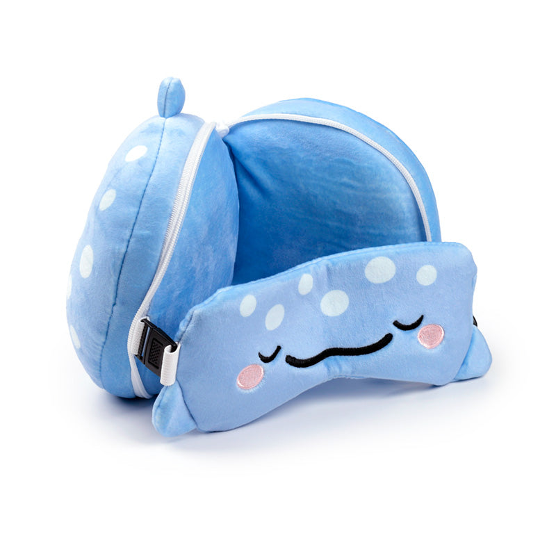 Soft and stretchy travel pillow set