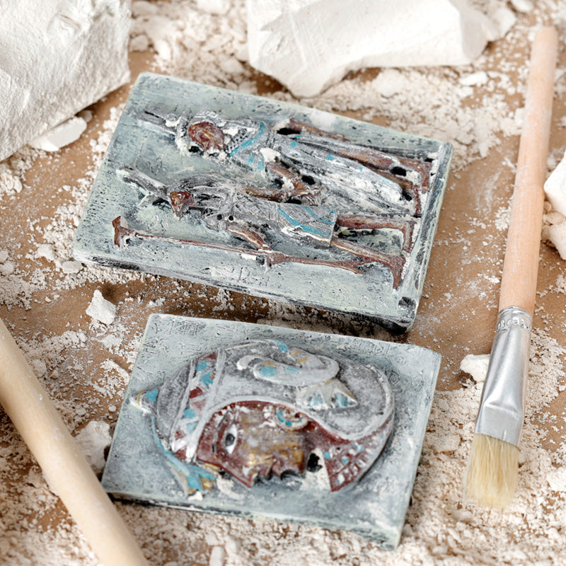 Collectible treasures from the excavation kit