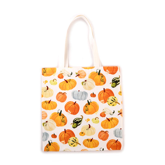Autumn Harvest Tote Shopping Bag front view