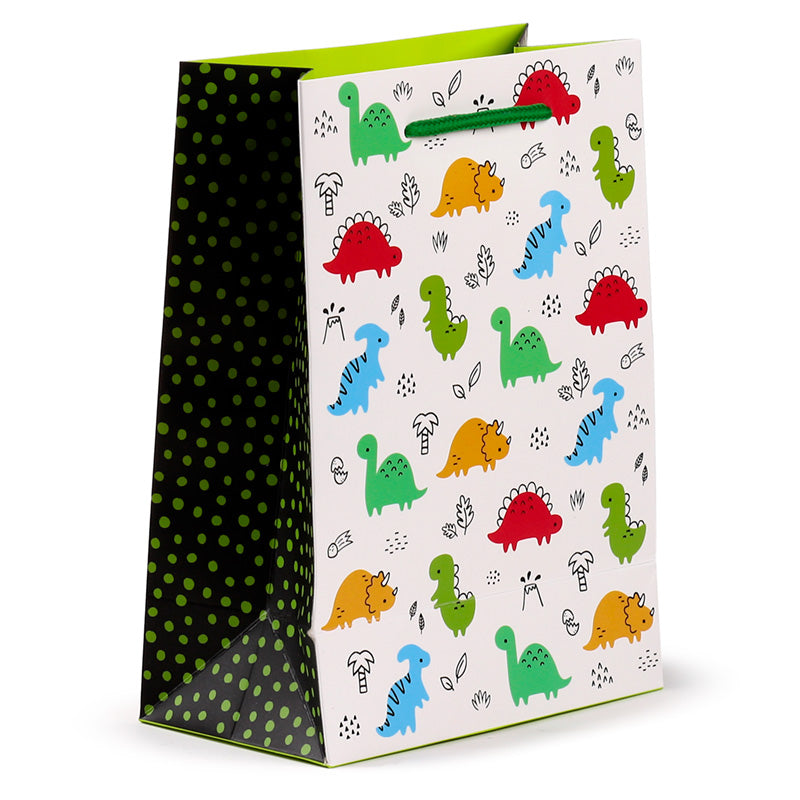 Eco-friendly Medium Gift Bag - Dinosauria Jr