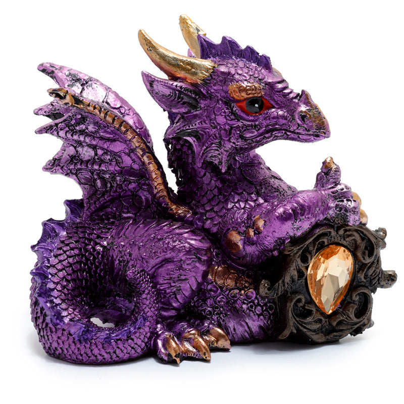 Intricate design of Elements Dragon - Gemstone Protector