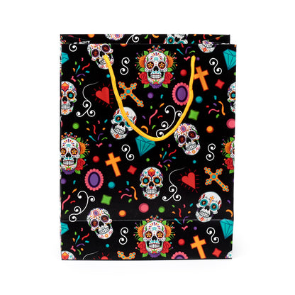 Large Day of the Dead Gift Bag showcasing vibrant artwork