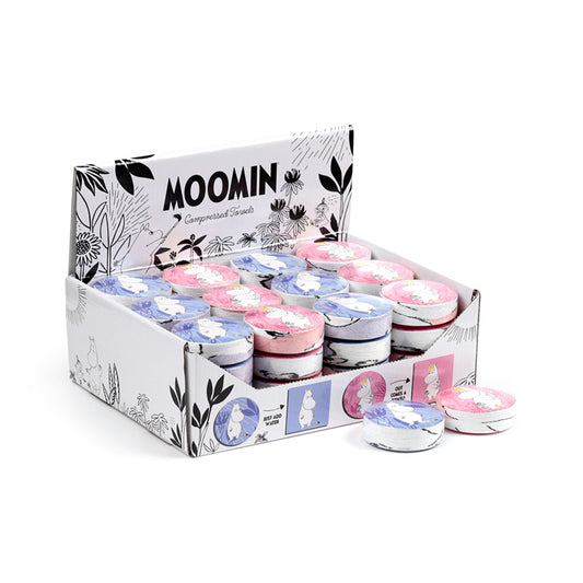 Compressed Travel Towel featuring Moomin Tammi design