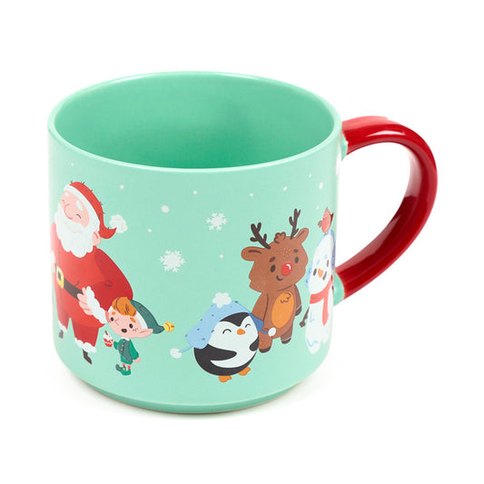 Large Porcelain Mug - Christmas Jingle Bunch