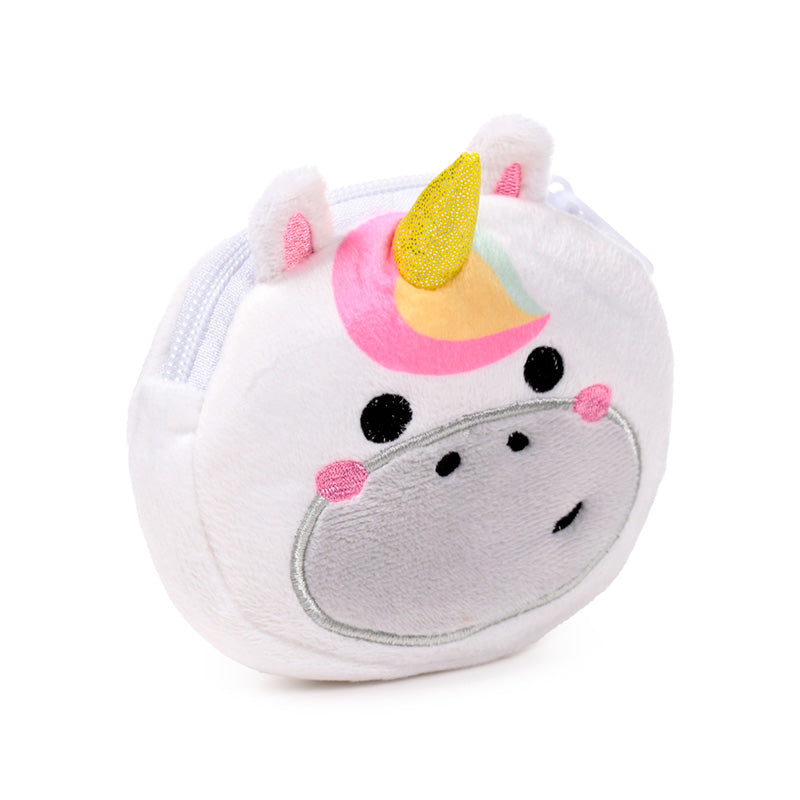 Adoramals Unicorn Plush Change Purse - Back View