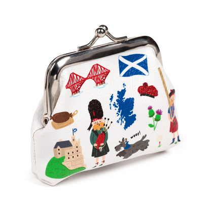 Scotland Souvenir Tic Tac Purse in use