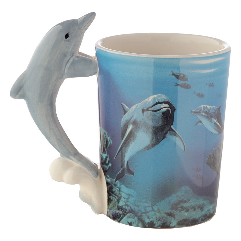 Shaped Handle of Dolphin Underwater Mug
