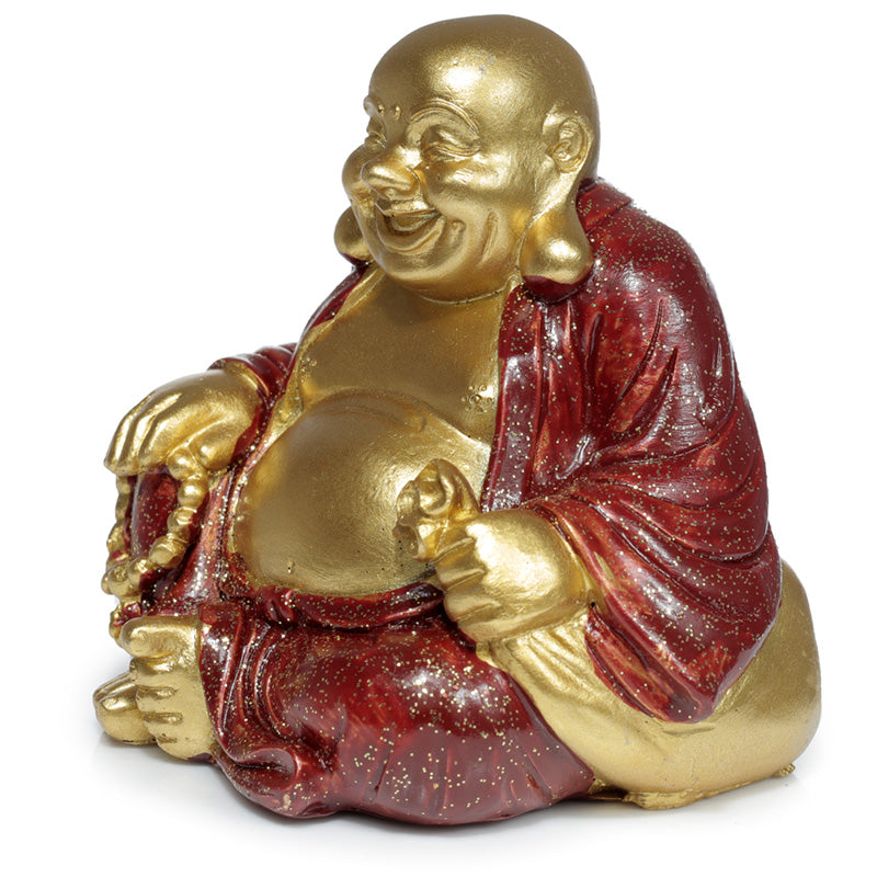 Collectible Mini Lucky Glitter Chinese Laughing Buddha