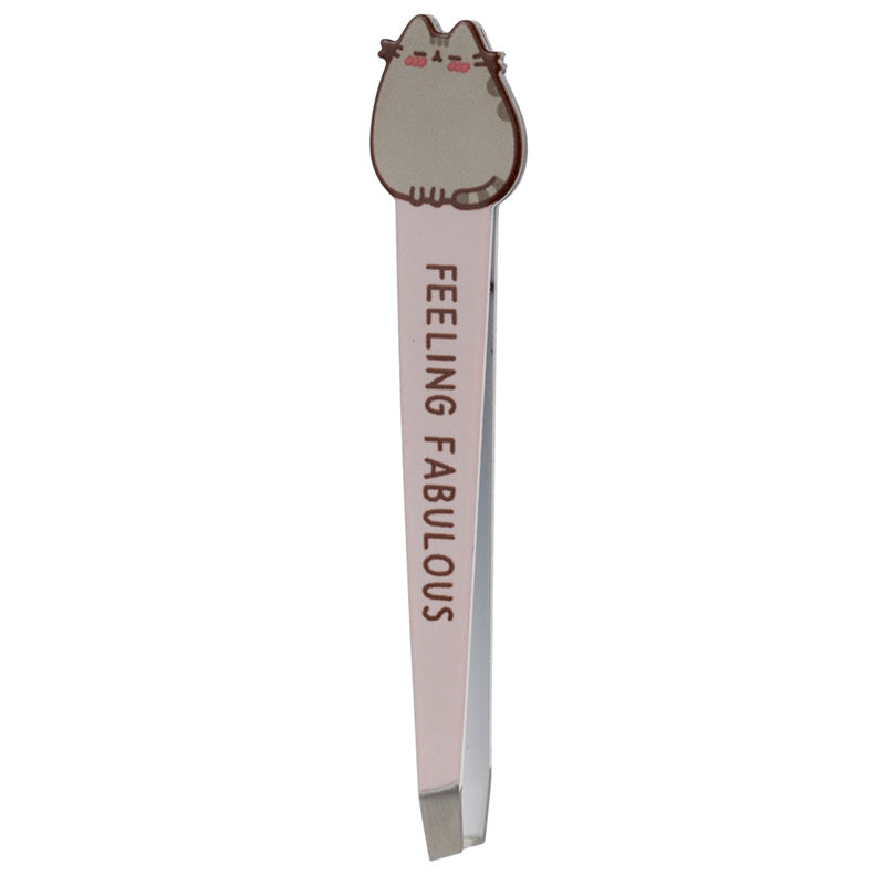 Pusheen the Cat Tweezers on a vanity