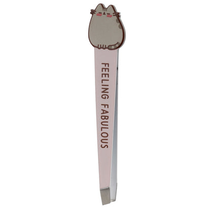 Pusheen the Cat Tweezers on a vanity