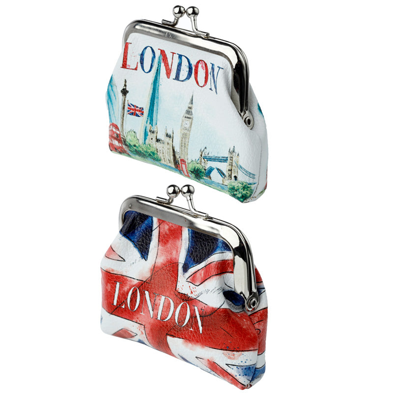Tic Tac London Tour and Union Jack Purse front view
