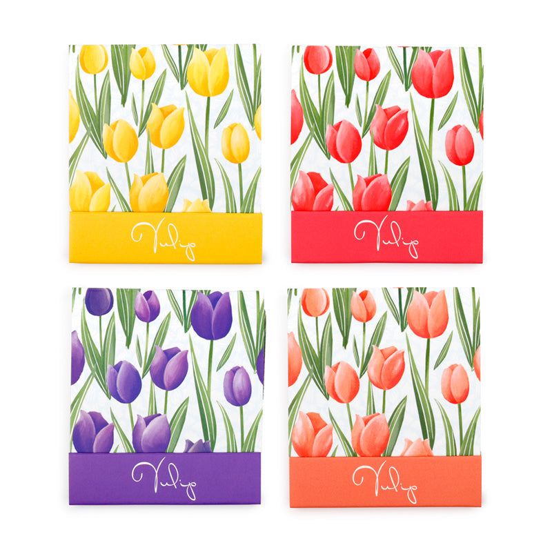 Mini Nail Files in Tulip Matchbook