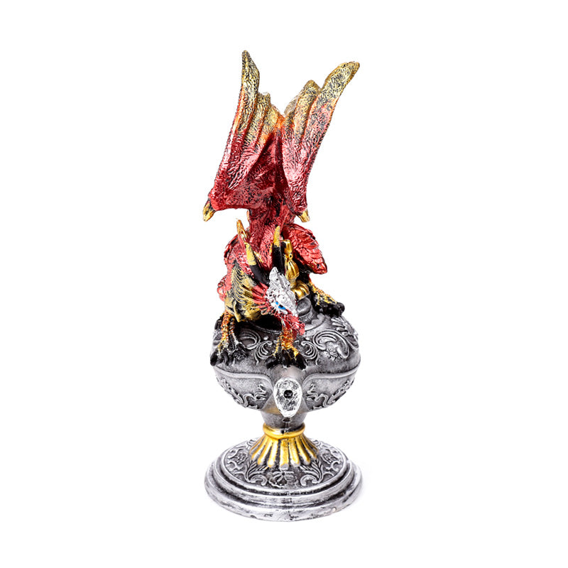 Decorative ornament - Dark Legends Dragon and lamp