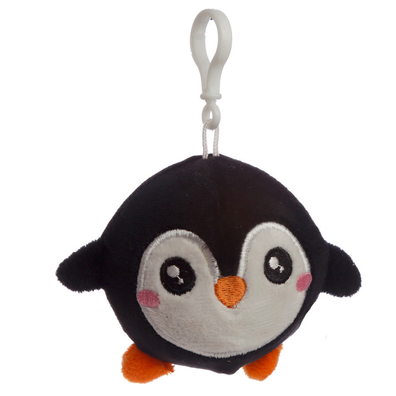 Adoramals Squeezies Sealife Plush Keyring on a bag