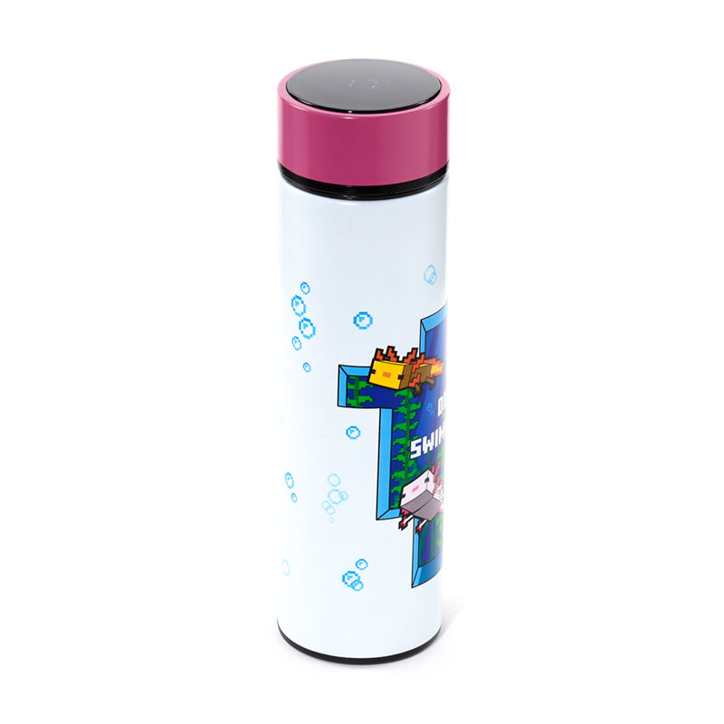 Minecraft Axolotl Bottle in outdoor setting