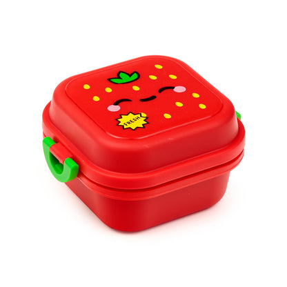 Bento Clip Lock Snack Lunch Box - Elidi the Strawberry