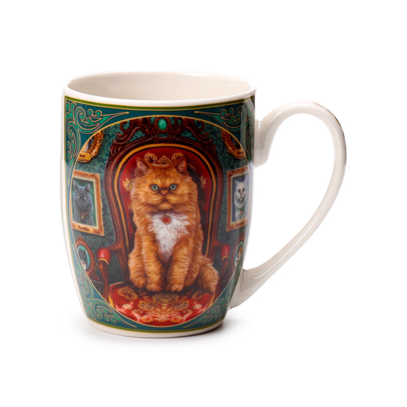 Lisa Parker Mad About Cats Mug with tea