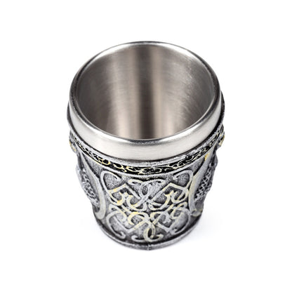 Medieval Black Knight Decorative Shot Glass - Collectible Gift