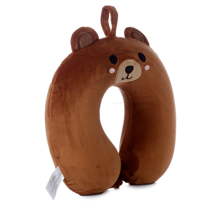 Relaxeazzz travel pillow in bear design