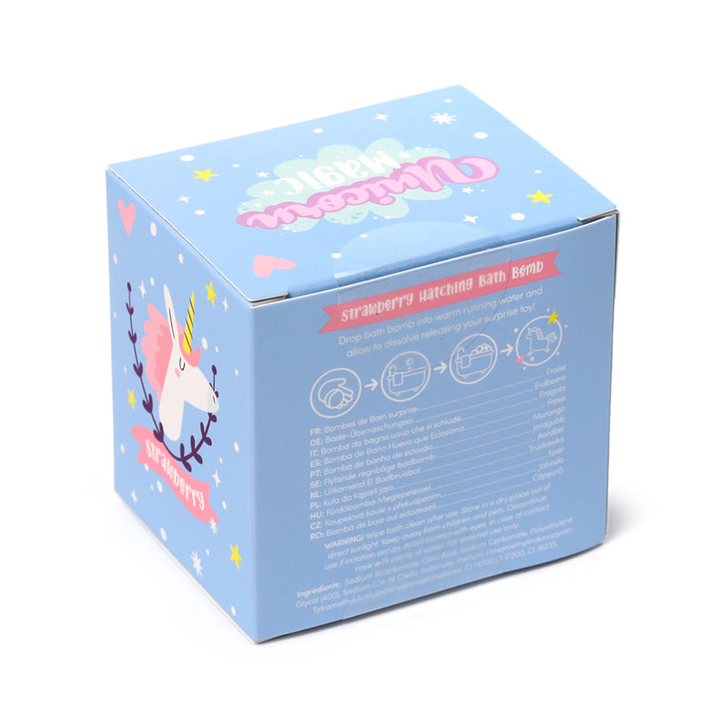 Unicorn Magic Hatching Bath Bomb with Fizzing Action