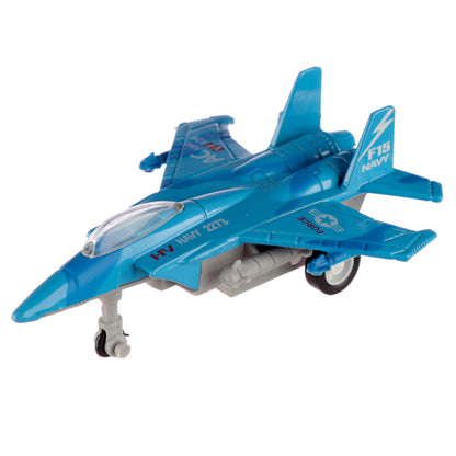 Pull Back Action Toy Fighter Jet Plane - Displayed on Shelf