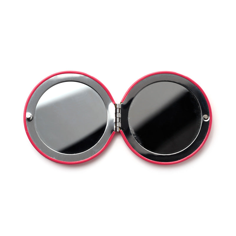 Close-up of Pusheen the Cat Christmas Compact Mirror design