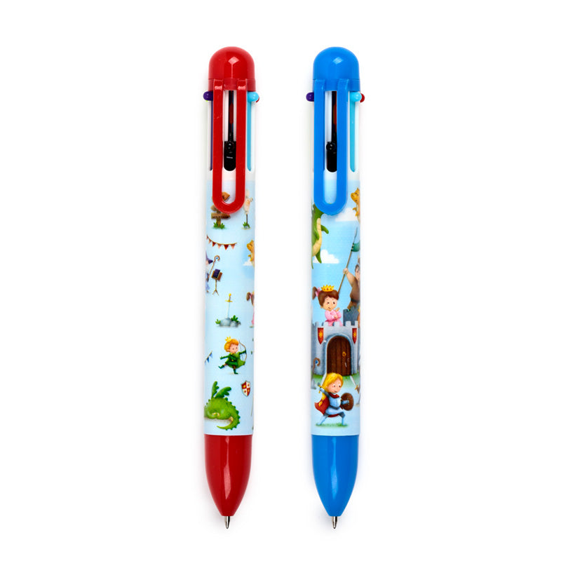 Knights & Dragons Multi Colour Pen with artistic design