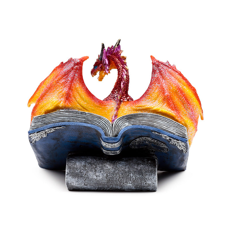 Decorative Dark Legends Dragon figurine with fire theme