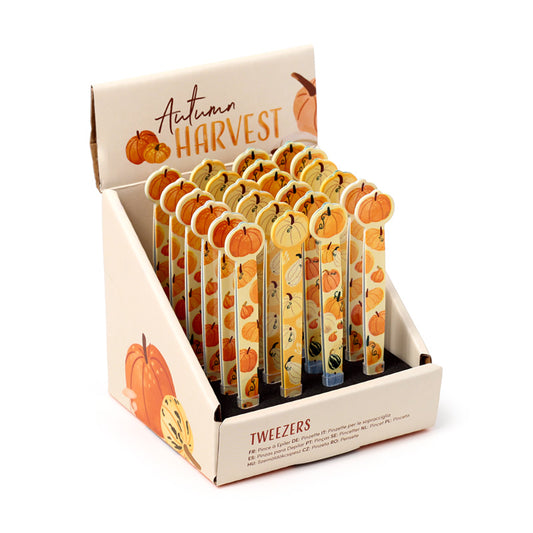 Shaped Tweezers with Autumn Harvest Design
