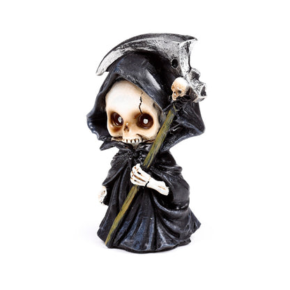 Close-up of Reaper Mini Skull decorative ornament
