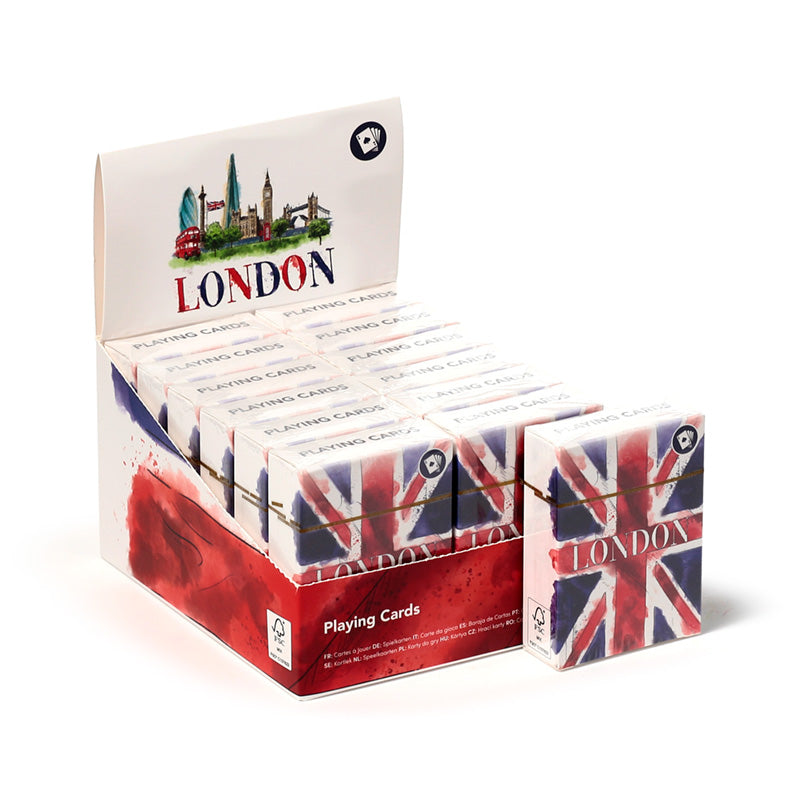 London Tour Standard Deck of Playing Cards - Front View