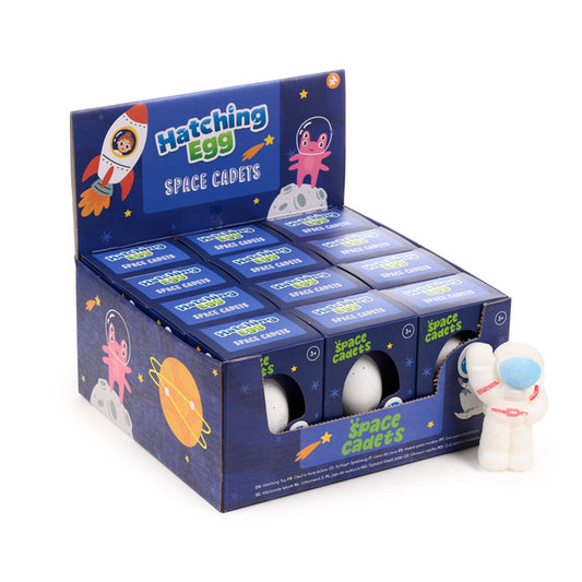 Hatching Egg Toy - Space Cadets displayed in vibrant colours