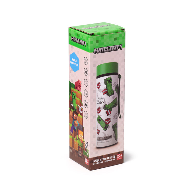 Digital Thermometer on Minecraft Insulated Bottle