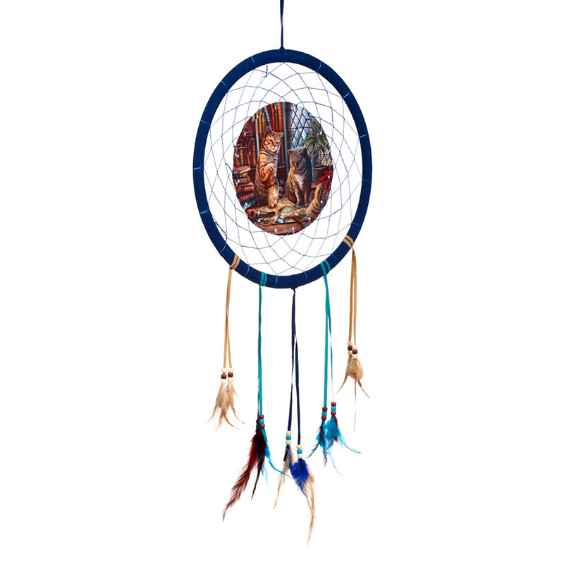 Lisa Parker Purrlock Holmes Cat Dreamcatcher in home decor