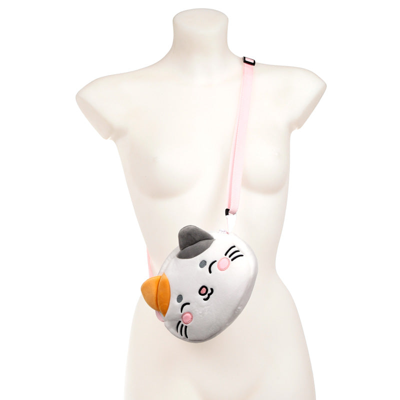 Adoramals Lola the Cat Plush Crossbody Bag - Open