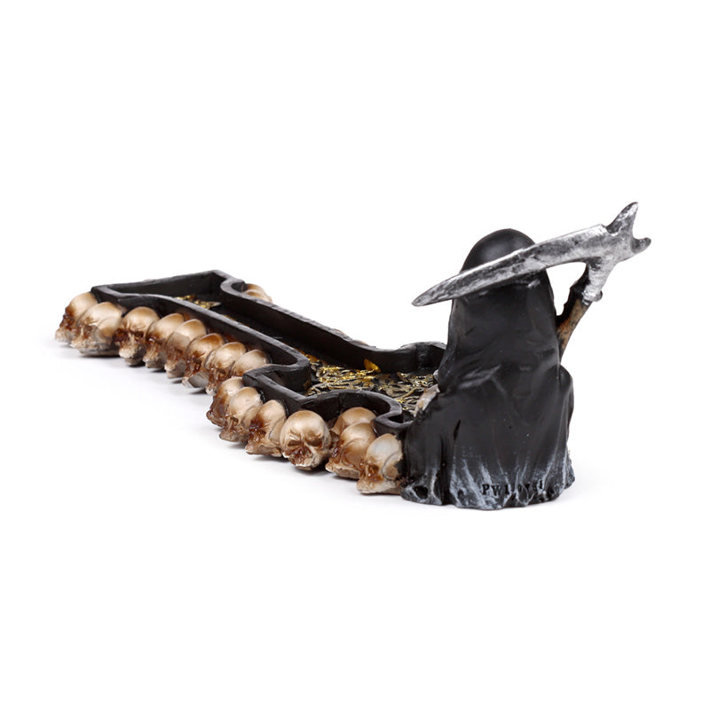 Elegant Reaper Death Cross Decorative Incense Burner