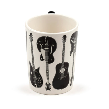 Unique guitar mug as a decorative piece